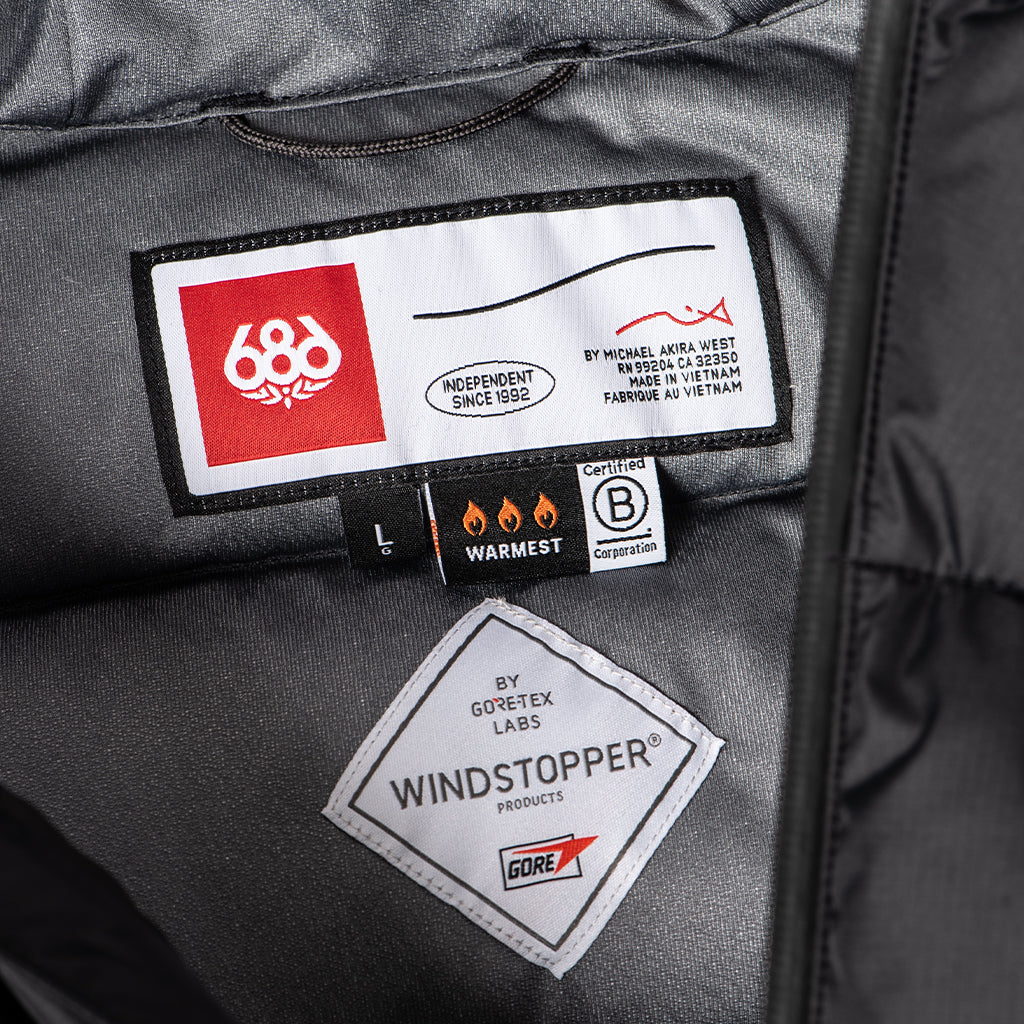 686 WINDSTOPPER® Union Down Puffer Jacket by GORE-TEX LABS