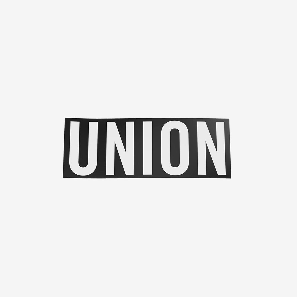 profile rider Union Box Logo Sticker